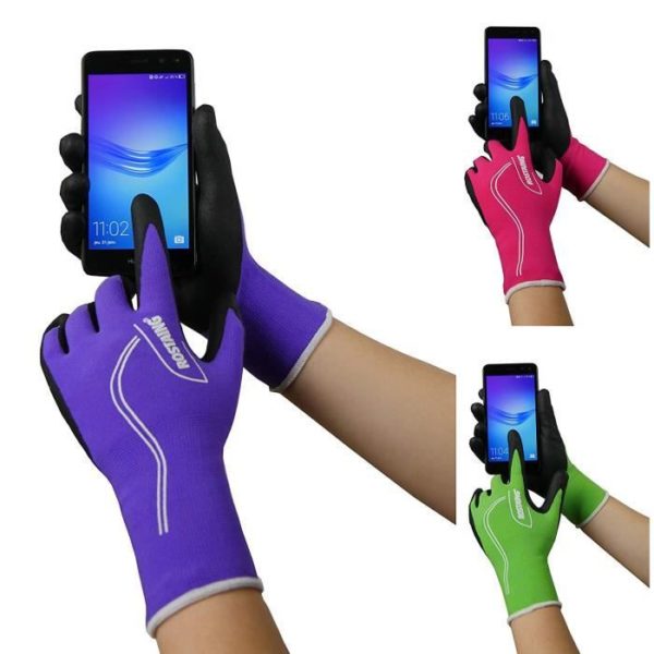 Gant vert/rose/violet T7 (Rostaing)