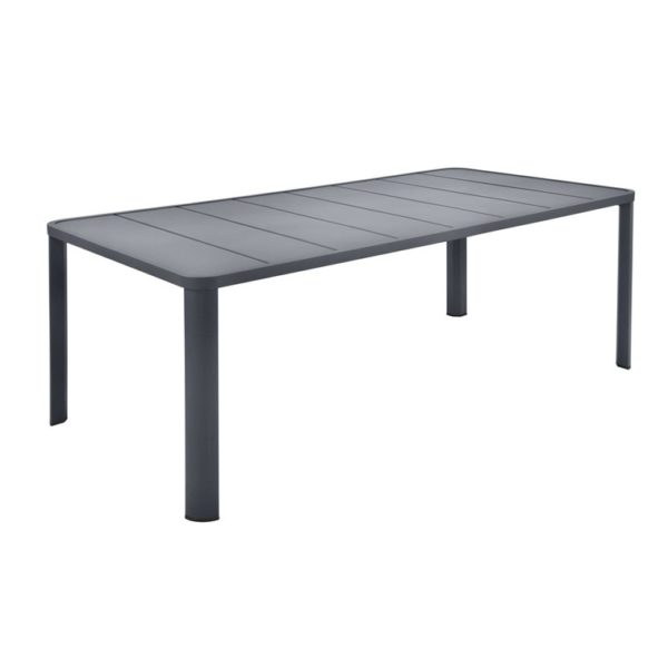 TABLE oléron 205x100 carbone - Fermob