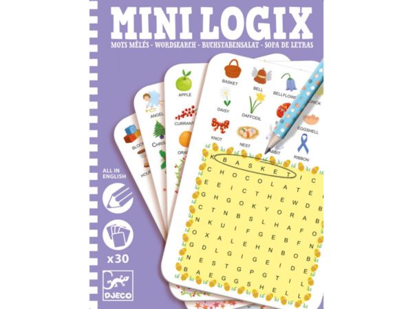 MINI LOGIX - Mots mêlés anglais - Djeco