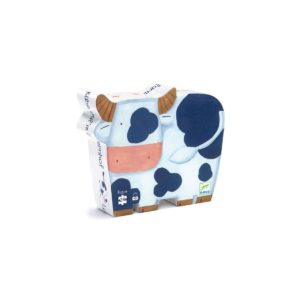 PUZZLE SILHOUETTE - Les Vaches à la ferme 24 pcs - Djeco