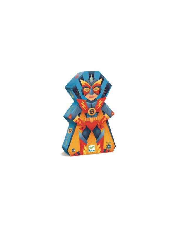 PUZZLE SILHOUETTE - Laser Boy 36 pcs - Djeco