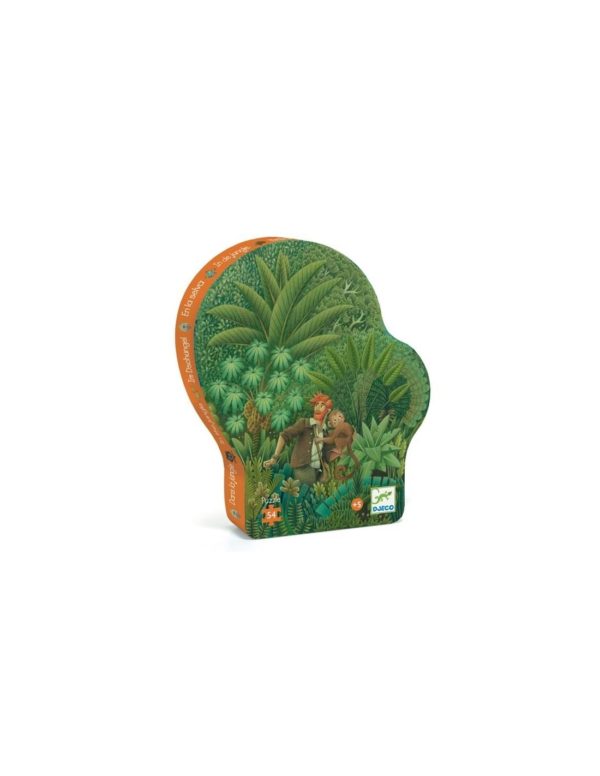 PUZZLE SILHOUETTE - Dans la Jungle 54 pcs - Djeco