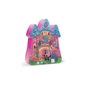 PUZZLE SILHOUETTE - Château féerique 54 pcs - Djeco