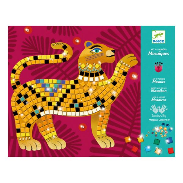DIY - Mosaïques & Stickers-Animaux de la jungle - Djeco