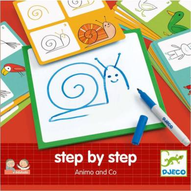 EDULUDO - Step by step - Animals & Co - Djeco