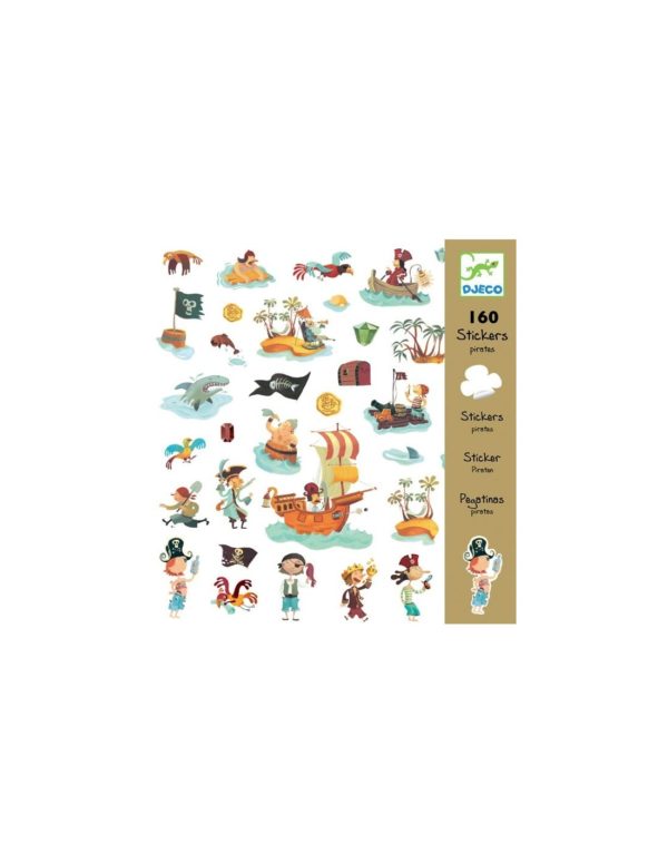 STICKERS papier pirates - Djeco