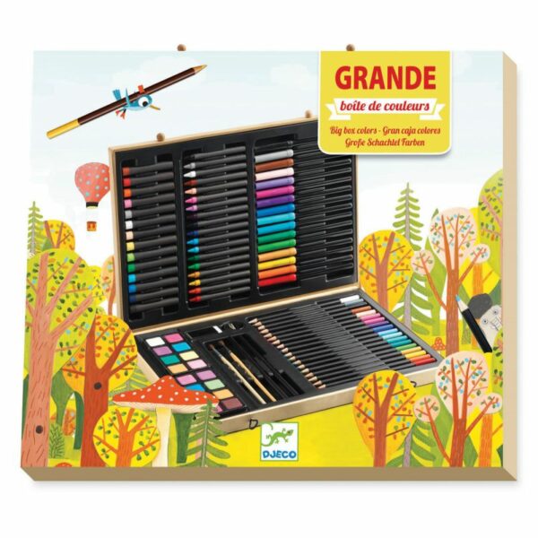 Coffret couleurs - Grande boîte de couleurs - Djeco