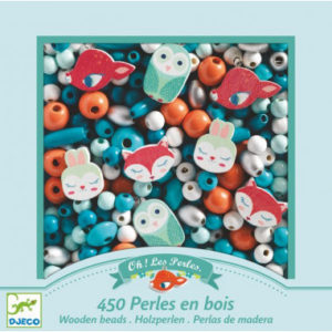 FOISON DE PERLES - Perles en bois, Petits animaux - Djeco