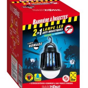 Barzone lampe led anti moustiques