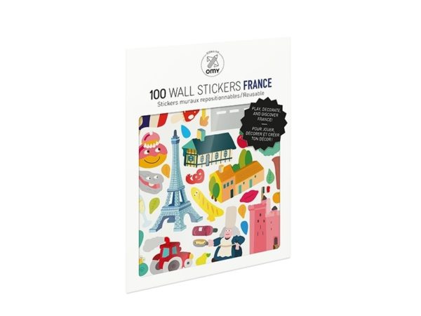 POCHETTE de planches de stikers France - OMY