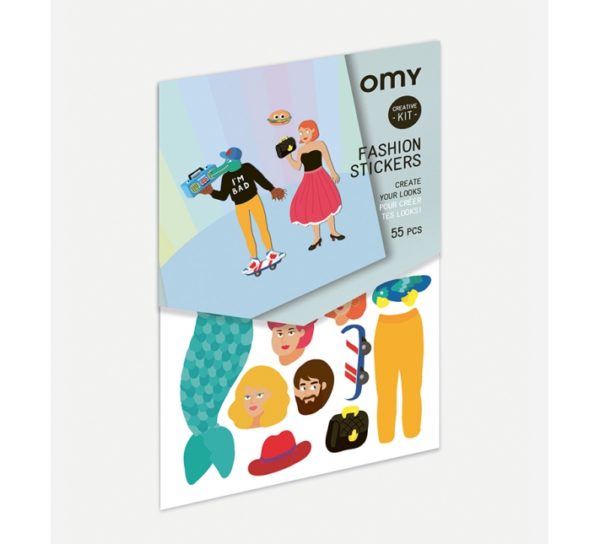 CREATIVE kit fashion stickers - OMY