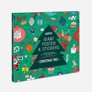 POSTER à sticker CHRISTMAS TREE - OMY