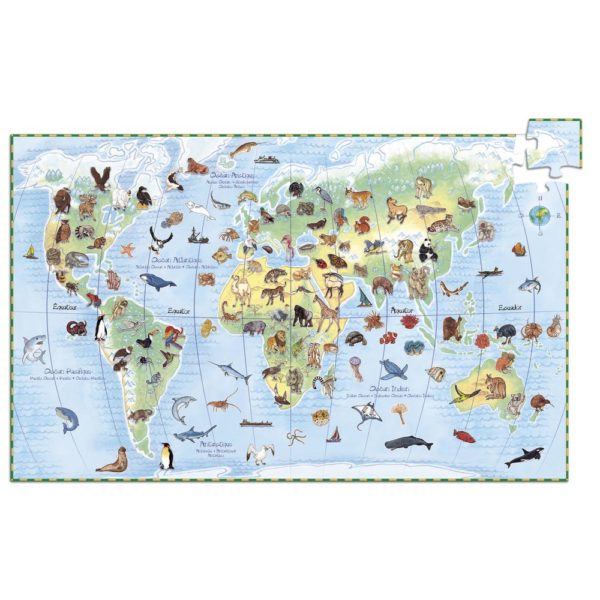 PUZZLE OBSERVATION - Les animaux du monde - Djeco