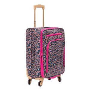 Valise marron imprimé Léopard  - RicebyRice