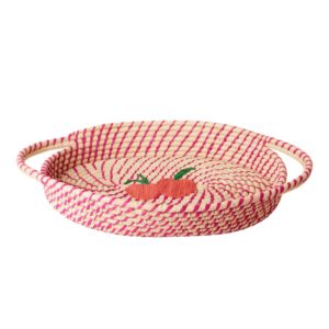 Panier ovale en raphia - RicebyRice