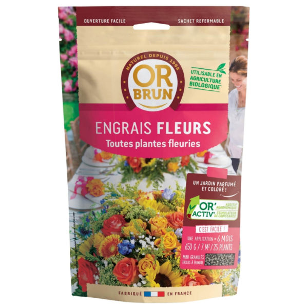 Engrais fleurs 650g BIO (Or Brun)