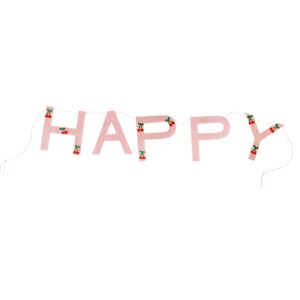 Guirlande en raphia Happy - RicebyRice