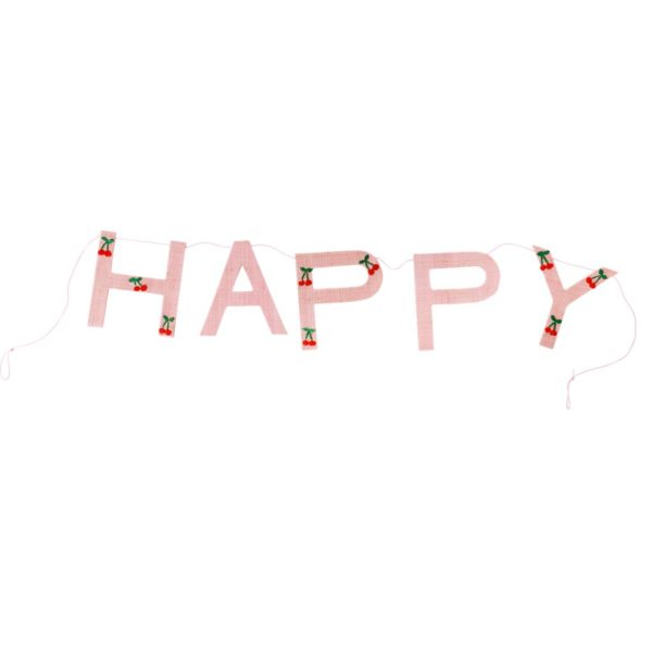 Guirlande en raphia Happy - RicebyRice
