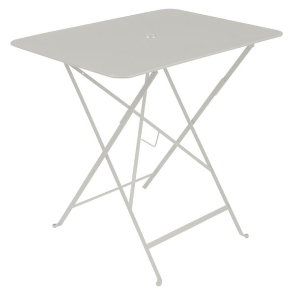 TABLE pliante bistro 77x57 gris argile - Fermob
