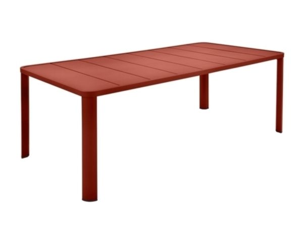 Table oleron 205x100 ocre rouge - Fermob