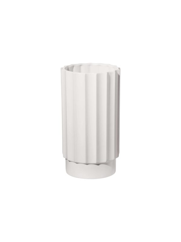 VASE blanc 11x24