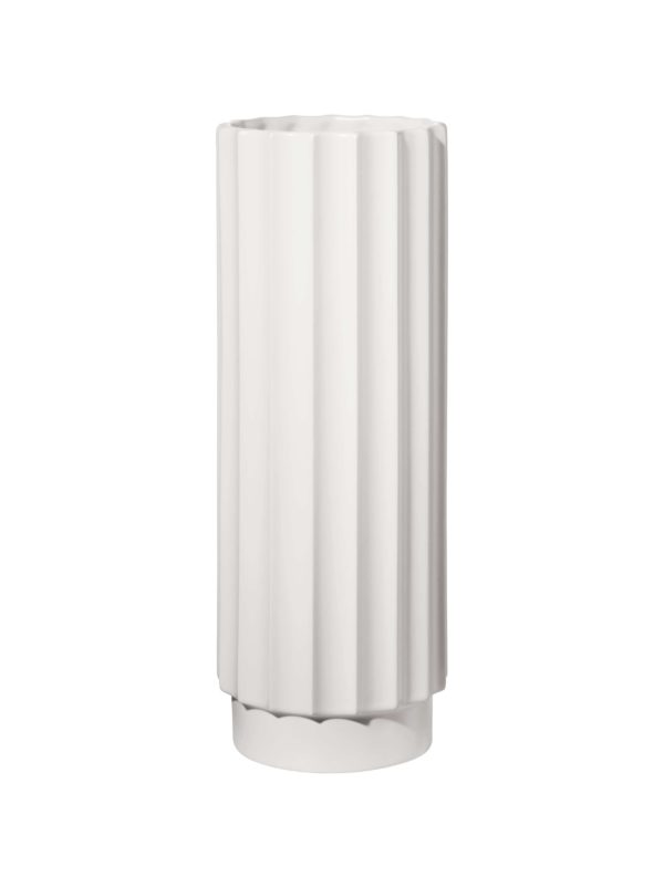 VASE blanc 15x40