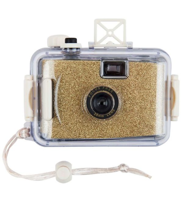 CAMERA sous marine paillettes dorées - Sunnylife
