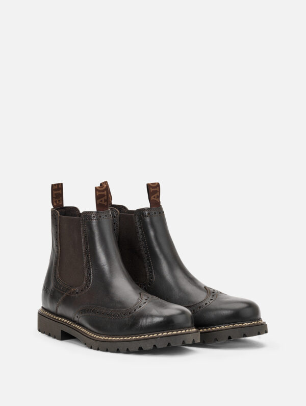Bottillons darven brogue darkbrown T36 (Aigle)