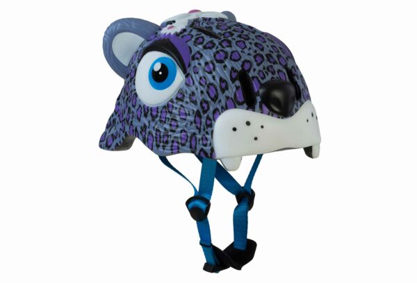 Casque de vélo 3D Léopard violet - Crazy Safety