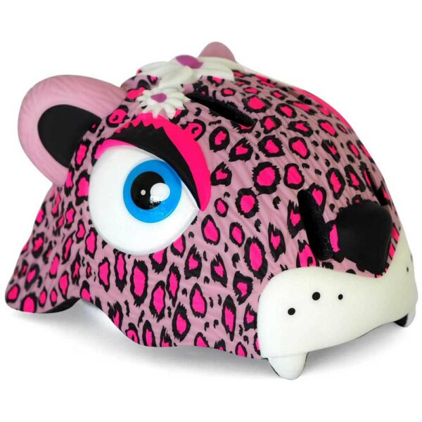Casque de vélo 3D Léopard rose - Crazy Safety