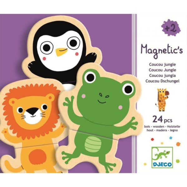 Magnétique en bois coucou jungle – Djeco