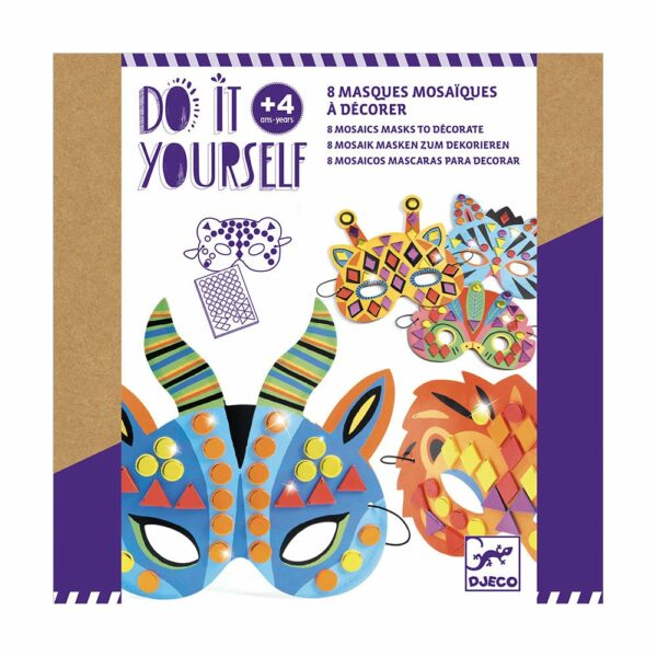 DIY - Masques animaux de la jungle - Djeco
