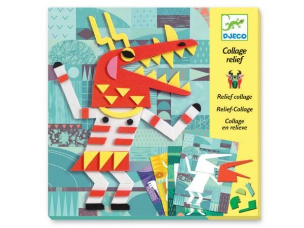 COLLAGE RELIEF - Monsters gallery - Djeco