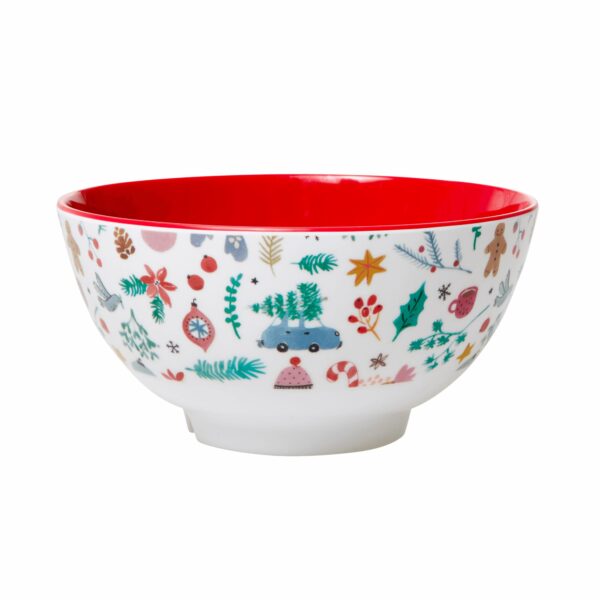 Bol mélamine "All Over Xmas" - RicebyRice