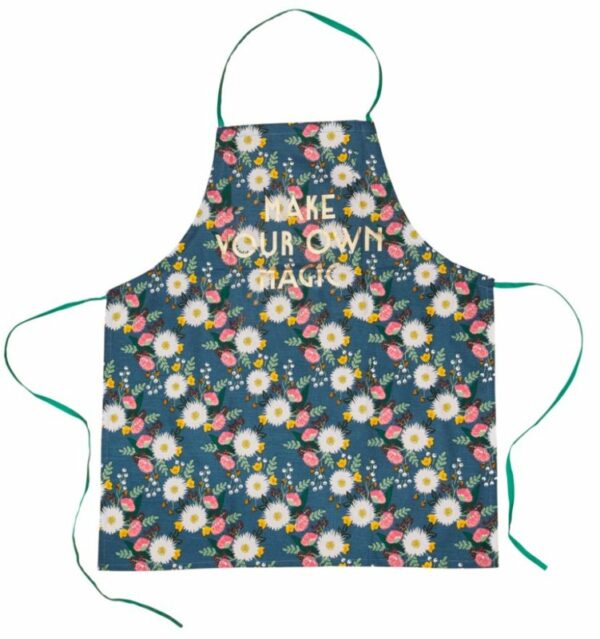Tablier en coton avec imprimé bouquet de mariage - RicebyRice