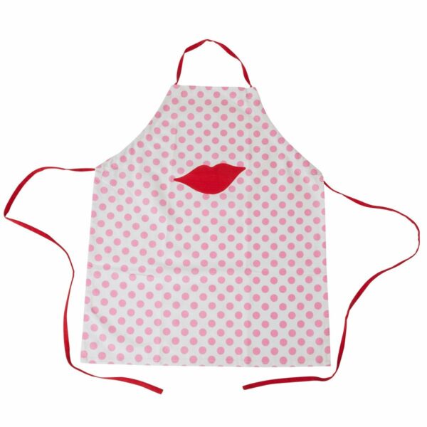 Tablier en coton pour enfants avec imprimé baiser - RicebyRice