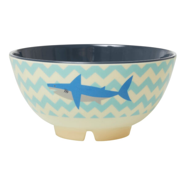 Bol en mélamine avec imprimé requin - RicebyRice