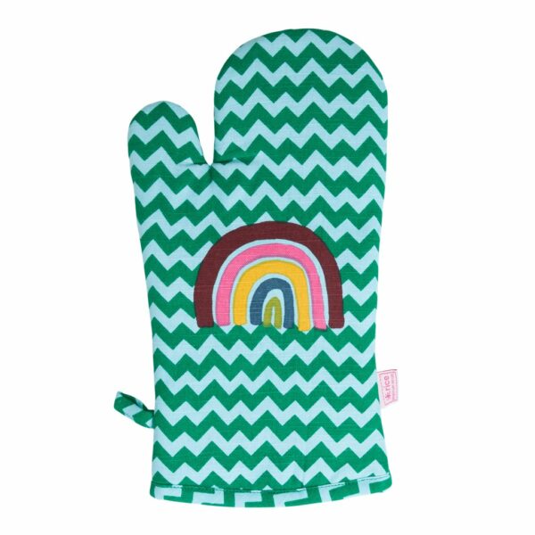 Manique en coton imprimé zigzag - RicebyRice
