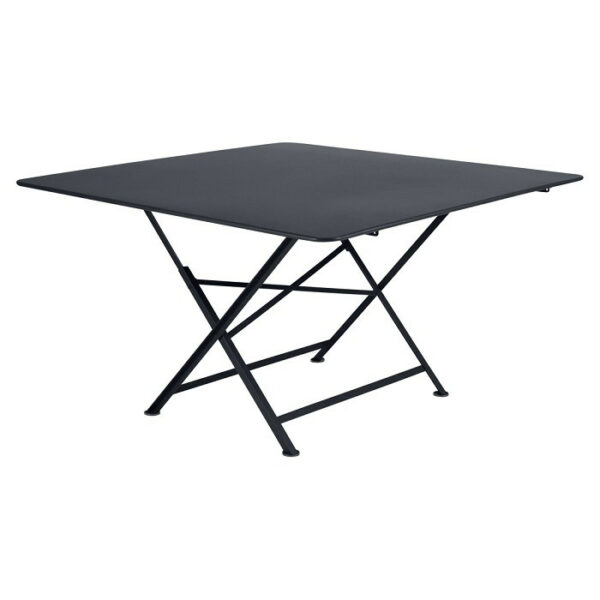 TABLE cargo 128×128 carbone – Fermob