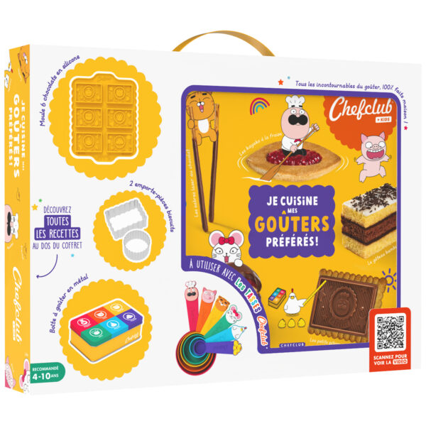 Coffret Kids - Je cuisine mes goûters préférés Chef Club