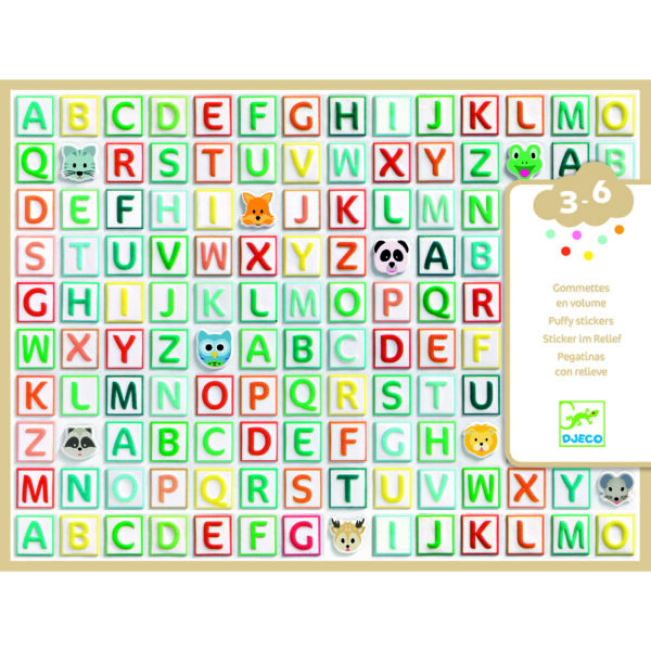 Gommettes alphabet - Djeco