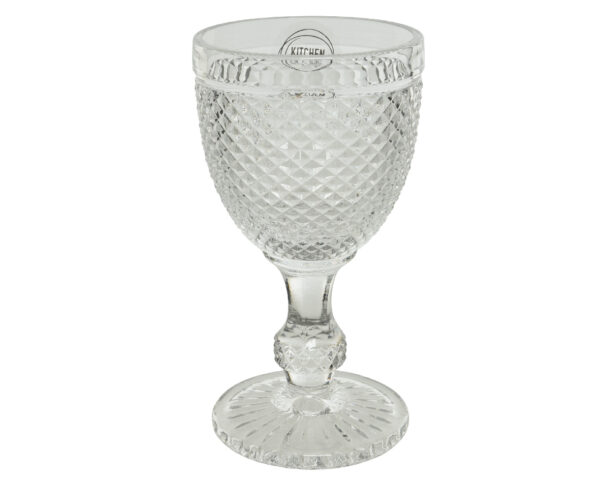 Verre à vin en verre petits carreaux - Kaemingk