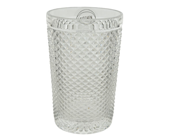 Verre à eau grand en verre petits carreaux - Kaemingk