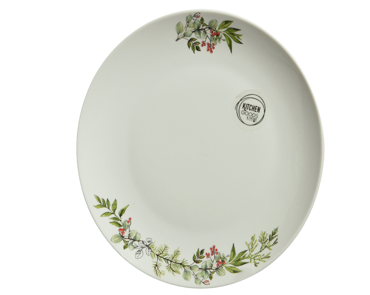 Assiette plate décor père Noël Kaemingk - Ø 20,3 cm : Assiettes et couverts  AUTRES MARQUES maison - botanic®