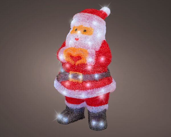 Père Noël en acrylique Led - Kaemingk