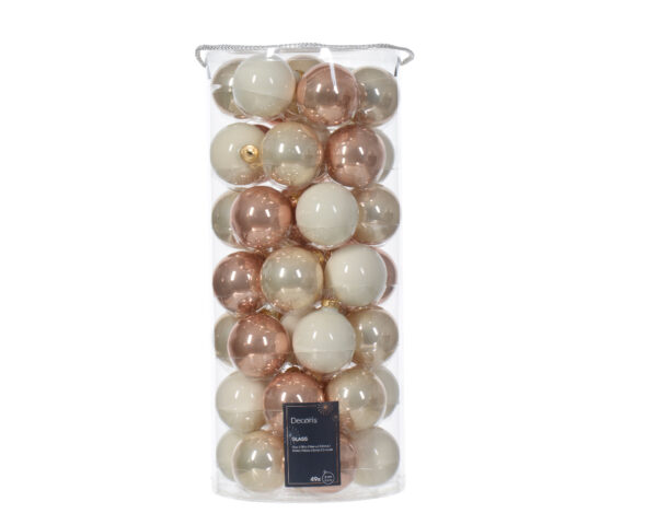 Boule verre émail lot de 49u. - Perle