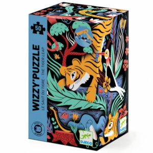 PUZZLE WIZZY - Le saut du tigre 50 pcs - Djeco