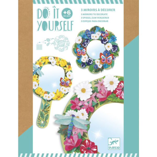 DIY - Miroirs douceur Florale 3u. - Djeco