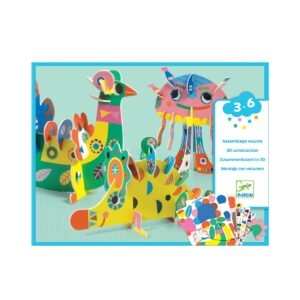 Assemblage volume - 3 animaux 3D - Djeco