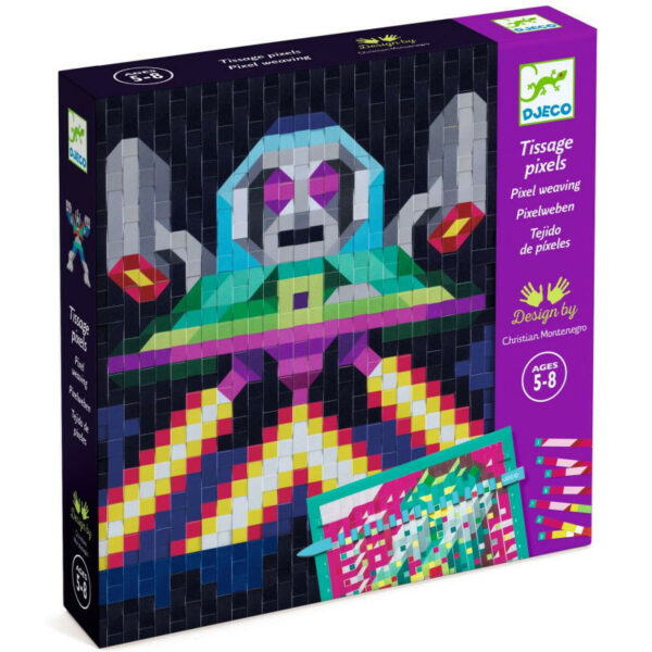 TISSAGE PIXELS - Invaders - Djeco